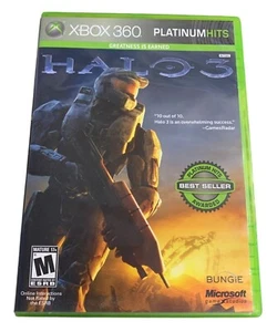 Halo 3 Xbox 360 Platinum Hits Edición Completa Con Manual Limpiado y PROBADO! - Imagen 1 de 3