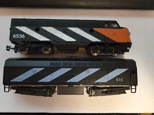 Mehano HO CN Rail F2A #6536 & F2B #510 Diesel Engines - Picture 1 of 4