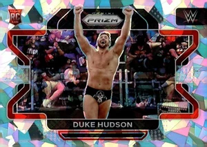 2022 Panini Prizm WWE #61 Duke Hudson RC Rookie - CRACKED ICE INSERT - Picture 1 of 2