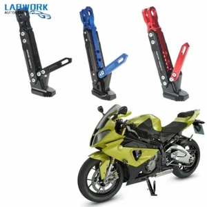 CNC Aluminum Alloy Adjustable Motorcycle Kickstand Foot Side Support Stand new - Picture 1 of 15