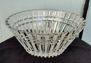 Vintage Hand Cut 24% Lead Crystal Oval Center Bowl ~ CCCP Made in Russia - Picture 1 of 8