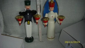 Engel und Bergmann Erzgebirge Seiffen 24 cm, neu OVP - Bild 1 von 4