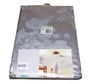 CELEBRATE EASTER 70-inch Round Tablecloth Lavender Pastel Purple Spring Floral - Picture 1 of 6