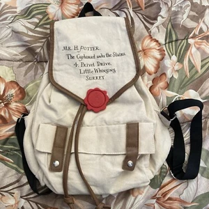 Harry Potter Mochila Bolso Mochila Mensajero Bookbag Lona Hogwarts - Imagen 1 de 23
