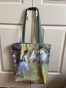 Salamander Graphics Degas Print Ballerina Dancers At The Barre Tote Bag Large - Picture 1 of 6