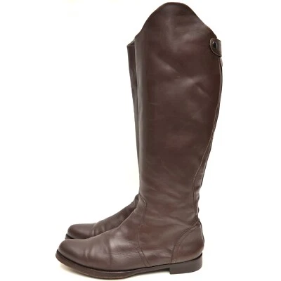 Jil Sander Botas de Cuero Marrón con Cremallera Alta hasta la Rodilla para Mujer EU 41.5 / US 10.5 - 11 Foto 1 de 4