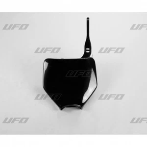 Targa numero anteriore Kawasaki KX125 KX250 2003-2008 UFO nero 3763 001 - Foto 1 di 6