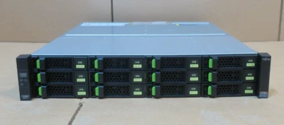 Fujitsu Eternus JX40 S2 Rack Storage Subsystem Array 2x IOM12G 12x 6TB 7.2K HDD - Image 1 of 4