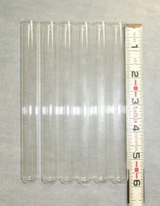 Lot of 6 NEW Large Glass Test Tubes, Borosilicate (heat resistant) 16 x 150mm - Picture 1 of 4