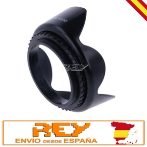 Tulipa Objetivo Cámara Parasol Compatible Lente de 58mm Universal Roscado h145 - Imagen 1 de 6