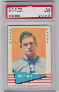 1961 Fleer Big Ed Walsh #83, PSA MINT 9