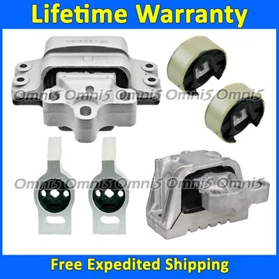 K2819 Motor & Transmission Mount Set 6pc For 2009-2017 Volkswagen CC 2.0L MANUAL - Image 1 of 4
