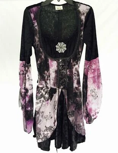 Sexy BRUJA VAMPIRO HECHICERA MURCIÉLAGO Disfraz de Halloween Adolescentes Niñas Para Mujer TALLA ÚNICA - Imagen 1 de 7