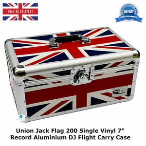 1 NEO UNION JACK Aufbewahrung DJ Flug Tragetasche für 200 Singles 45 Vinyl 7 Zoll Schallplatte - Bild 1 von 3