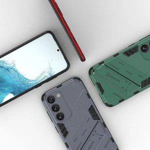 For Samsung Galaxy S23 S22 S21 A14 A54 A53 Shockproof Armor Kickstand Case Cover - Picture 1 of 41