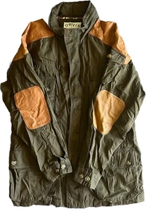 Orvis Ranger Military Style Hunting/Barn Chore Jacket Pockets Olive Green Med. - Picture 1 of 24