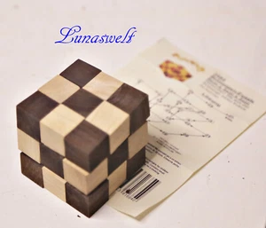 Schlangenwürfel - mittel - Denkspiel - Knobelspiel - Geduldspiel - Bild 1 von 3