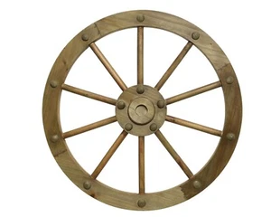 RUOTA DI CARRO IN LEGNO 50x3x50cm - Foto 1 di 1