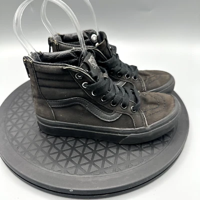 Zapatilla deportiva Vans Sk8 HI para niños pequeños 12,5 negra alta Foto 1 de 4