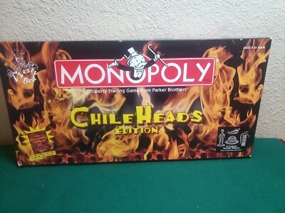 Monopoly Chile Heads Edition Board Game Hasbro USAopoly, pre-owned, Complete - Image 1 of 4