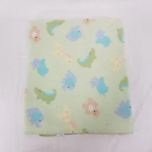 Circo Lovey Security Blanket Green Hippo Giraffe Elephant Crocodile Bear - Picture 1 of 6