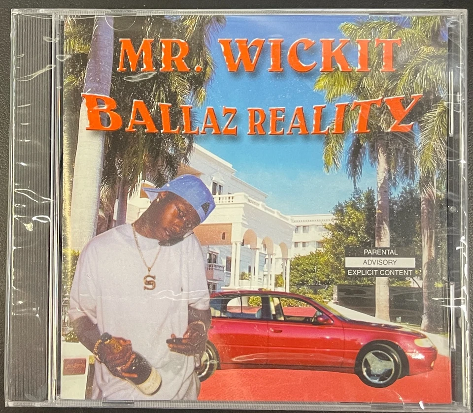 SEALED G-FUNK RAP CD - Mr Wickit - Ballaz Reality - 1998 Huntsville Alabama Foto 1 de 1