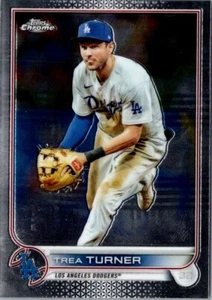 2024 TOPPS CHROME LA DODGERS #190 TREA TURNER - Picture 1 of 2