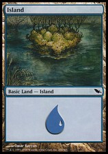 1x Island (286) MTG Shadowmoor NM Magic Regular