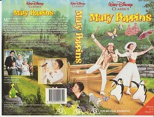 MARY POPPINS - Walt Disney Classics Issue - Julie Andrews & Dick Van Dyke on VHS - Picture 1 of 1