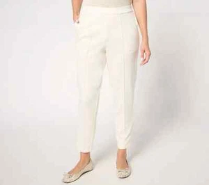 Studio Park x Jane Treacy Reg Knit Jacquard Pull-On Pant Ivory Size 3X A665843 - Bild 1 von 2