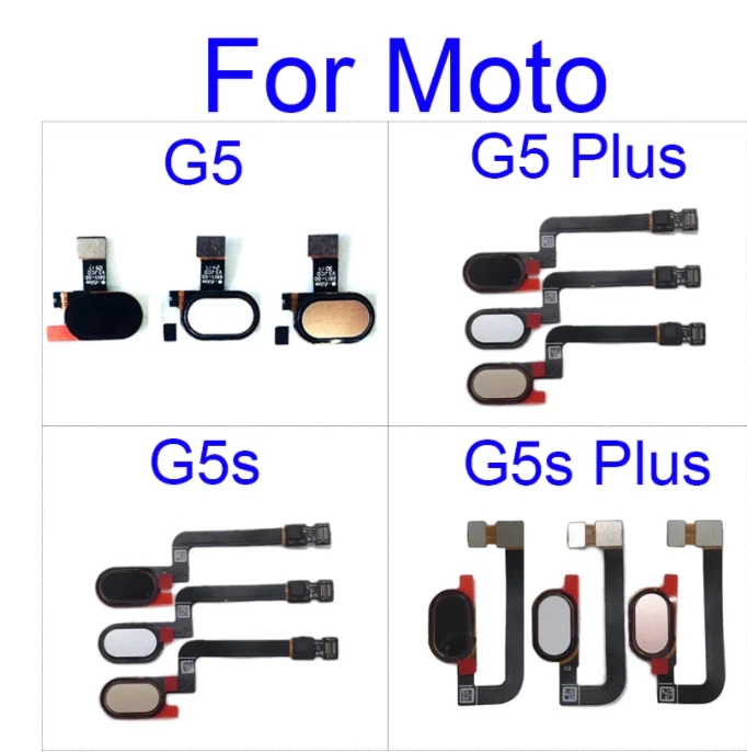 Home Button Fingerprint Sensor Flex Cable For Motorola Moto G5s G5s Plus G5 G5 - Image 1 of 1