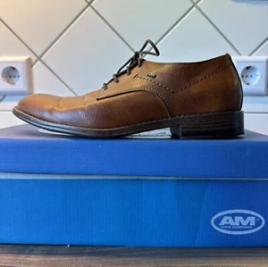 Herrenschuhe 40 Leder braun OVP Karton NEUWERTIG WIE NEU (1 x getragen) - Bild 1 von 11