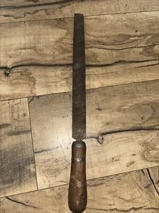 Vintage Craftsman Tools (1940s Logo) 2nd Cut Wood Handled File USA 12”x1” - Picture 1 of 19