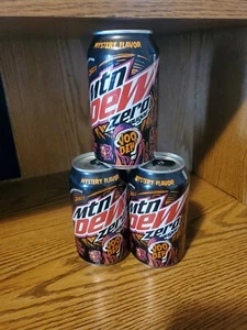 Mountain Dew Zero Voodew 4 Voo Dew 4 Mtn Dew  Full Cans 2022 limited Edition - Picture 1 of 5