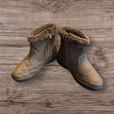 Khombu Women's Addison All-Weather Boots Dark Black/Grey Size 9 - Image 1 of 4