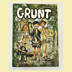 Rare GRUNT MAGAZINE Vietnam War 1968 SECOND ISSUE! Estate Fresh - Picture 1 of 9