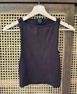 BDG Urban Outfitters Womens Rib Crop Tank Brown Size XS - Picture 1 of 7