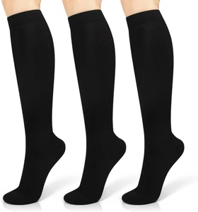3 Paia Calze a Compressione Graduata per Donne E Uomo, Potenziano Circolazione,  - Foto 1 di 12