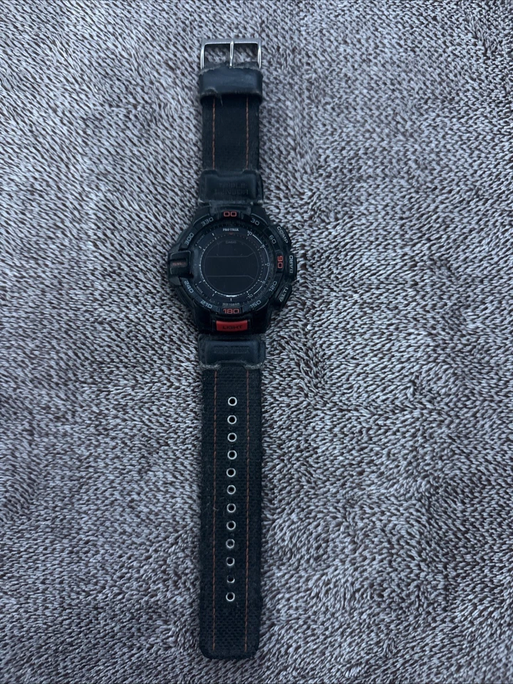 Relógio esportivo digital Casio masculino Pro Trek PRG-270 resistente solar sensor triplo multifuncional - Imagem 1 de 4