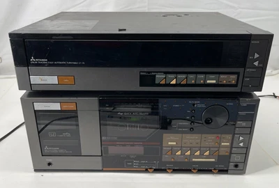 Tocadiscos de seguimiento lineal y receptor de casete DA-U70 de colección Mitsubishi LT-70 Foto 1 de 4