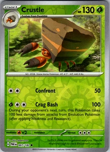 Crustle Reverse Holo 007/182 SV04: Paradox Rift Common - NM - Picture 1 of 2