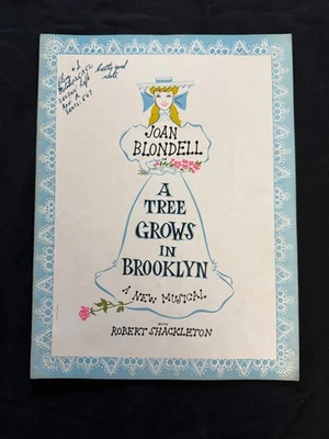 1952 Un árbol crece en Brooklyn programa y Playbill Shubert Boston Foto 1 de 4