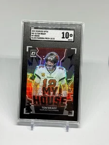 2022 Donruss Optic #MH-15 Tom Brady My House Black Pandora Prizm /25 Bucs SGC 10 - Picture 1 of 5
