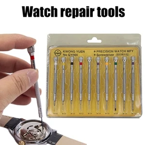 KWONG YUEN Precison Watch Repair Screwdriver Set of 10 Sizes 1 Set(10 pieces) ✧ - Bild 1 von 9