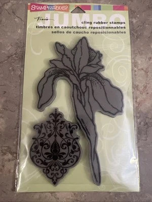 Stampendous Fran’s Cling Rubber Stamps Jumbo Iris CRS5033 - Image 1 of 4