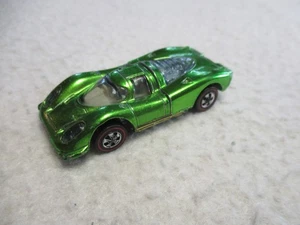 HOT WHEELS REDLINE APPLE GREEN PORSCHE 917 W/ LIGHT INTERIOR NICE 1969 USA - Picture 1 of 4