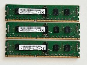 Micron 12GB (3x4GB) PC3-14900R DDR3 1866MHz ECC Reg Server RAM MT9JSF51272PZ - Picture 1 of 3