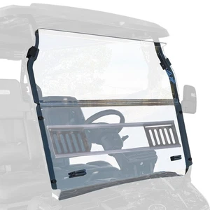 RedDot 1/4" Clear & Vented Windshield EVolution D5 Ranger & Maverick Golf Cart - Bild 1 von 7
