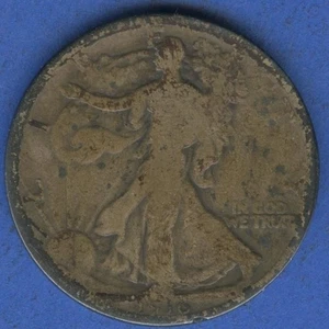 1916 Walking Liberty Silber Half Dollar 50c - besseres Datum ~ kostenloser USA Versand - Bild 1 von 4