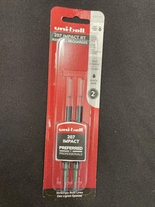 Refill for Gel 207 IMPACT RT Roller Ball Pens, Bold Point, Black Ink, 2/Pack - Picture 1 of 2